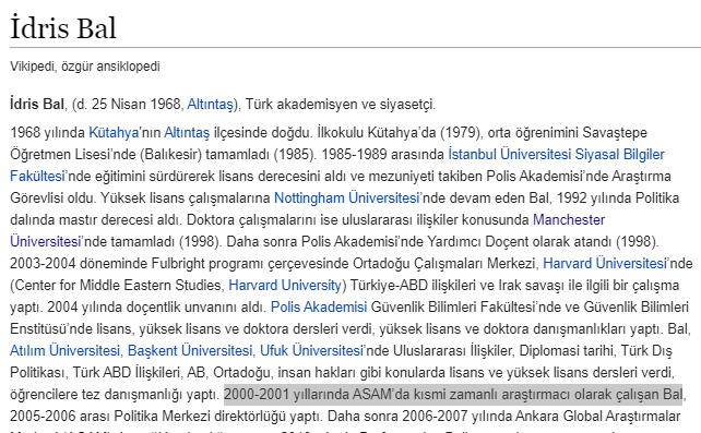 MCetinAkyol1's tweet photo. Ayrica Ümit Özdağ 2004'e kadar ASAM başkanligi yapmiş.
Başkanligi sirasinda cemaatçi akademisyen İdris Bal'a ASAM'da araştirmaci olarak çaliştirmiş. 

Ümit Özdağ'ın kafa yapisina gore kendisi de fetöcu oluyor. 

#ÜmitÖzdağ #fetö #cemaat #paralelyapi 
#İyiParti #BuğraKavuncu https://t.co/or7PQjxbBW