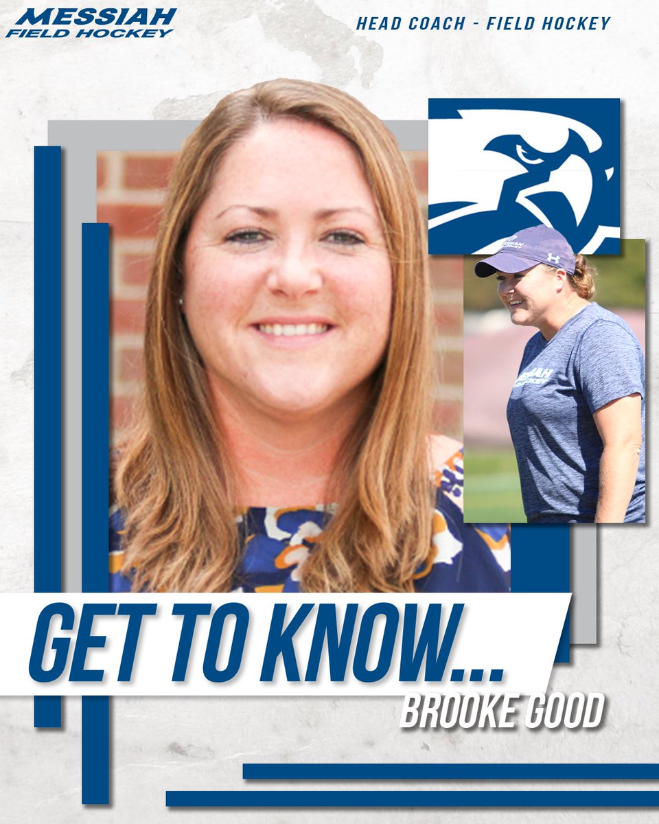 MessiahSports's tweet photo. This week on #GetToKnowMessiah, we highlight #MessiahFH head coach Brooke Good! #GoMessiah https://t.co/i13l1vFd9j