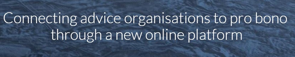 Law_Works's tweet photo. Legal &amp; advice organisations can request legal (for clients) and non-legal volunteering via a new @Law_Works project: 'Pro Bono Portal UK'.

See the website for details and how to submit a request: https://t.co/FnK5UBwynE 

#WeDoProBono #AccesstoJustice https://t.co/wkgf9q8gAu