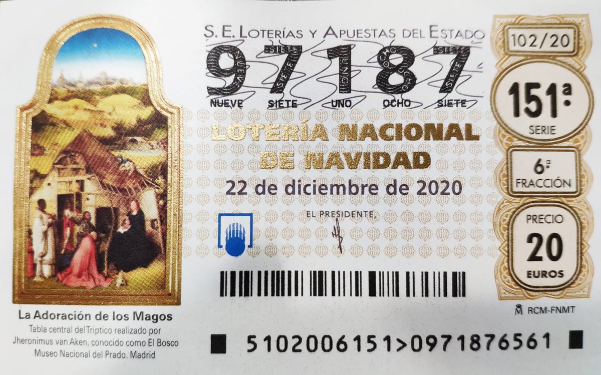 Hazte con el décimo de la agrupación para el sorteo de la #Loteria de #Navidad, en la administración de lotería n1 de #Navalcarnero en la calle libertad N70