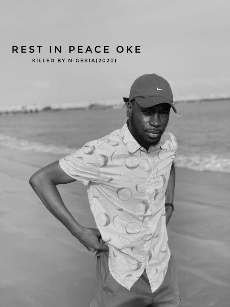 Cfitty1's tweet photo. Rest In Peace oke peaceful protester killed by Nigeria army 20-10-20 at lekki toll gate forever you are in are heart plz retweet https://t.co/ijzAWx1p8y