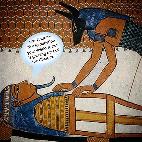 _mythunderstood's tweet photo. #Anubis #Maat and her magic feather and the judgement of the dead are all up for discussion on today's #mythunderstood #DragonWagonRadio https://t.co/nTQ9z6SRIp