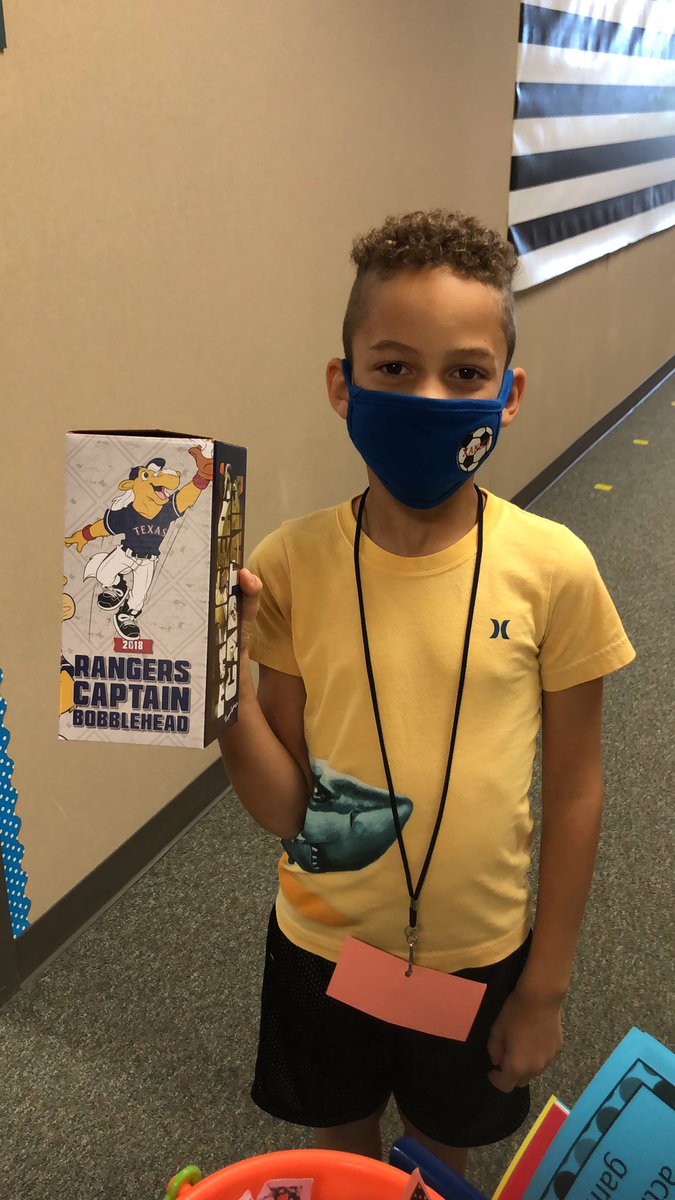 This second grader turned in 3 punch cards!