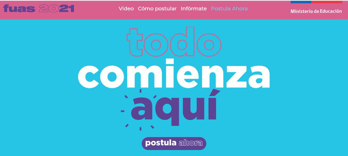 cerrillos_daem's tweet photo. ⚠️ Atención, comienza periodo de postulación a beneficios estudiantiles para la Educación Superior 2021. Se extenderá hasta el 17 de noviembre a las 14.00 hrs. en el sitio del Ministerio de Educación https://t.co/1C7fnKO97y https://t.co/DdX9uHHkpP