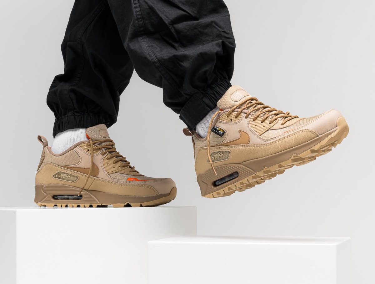 nike air max 90 surplus desert & safety orange