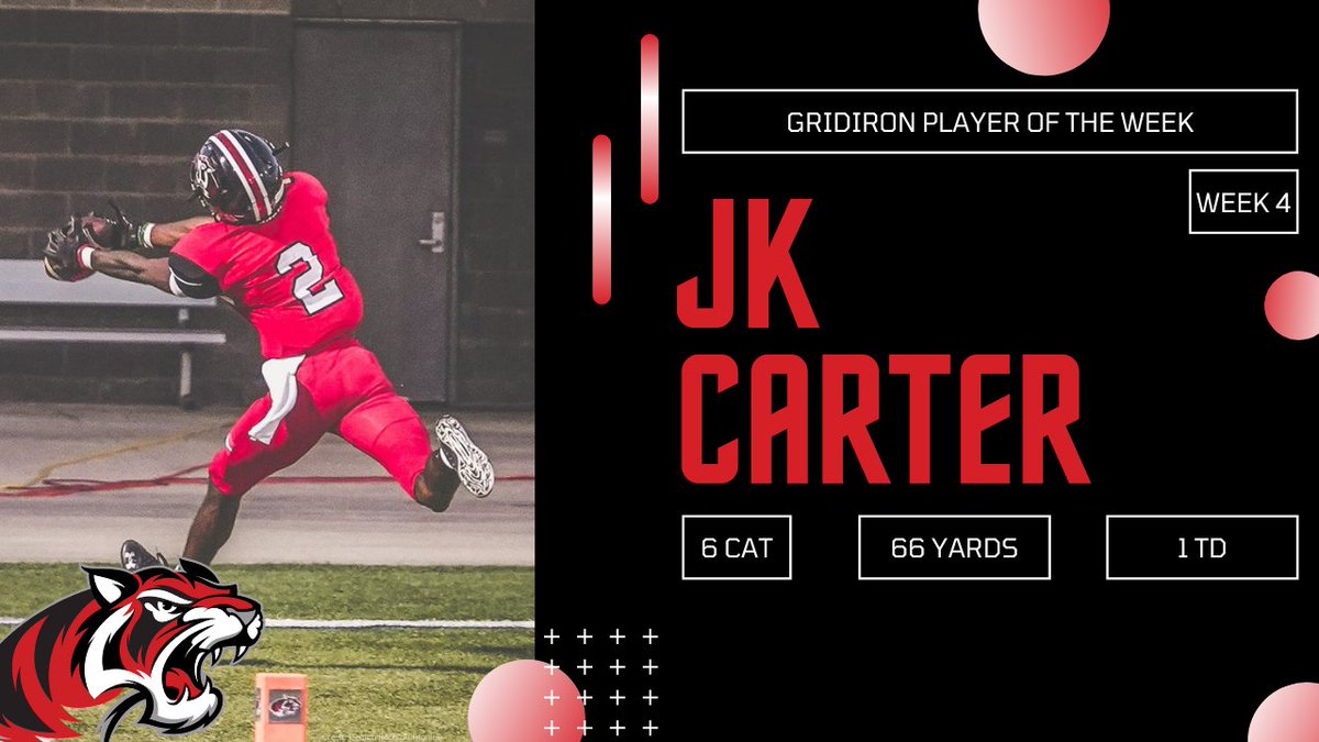 Every week, we honor three different players at three different positions as our 'Gridiron Players of the Week'! For week 4 of 5A and 6A play we'd like to honor:

<a href="/argylegridiron/">Argyle Football</a> QB, @cj1rogers 
<a href="/LCS__Football/">Warrior Football</a> RB, <a href="/strickland_tye/">Tye Strickland</a> 
<a href="/BengalLifestyle/">Braswell Bengal Football</a> WR, <a href="/Jkalon2Carter/">J’Kalon Carter 🧑🏾‍🎤🤍</a> 

🏟️🏈💪