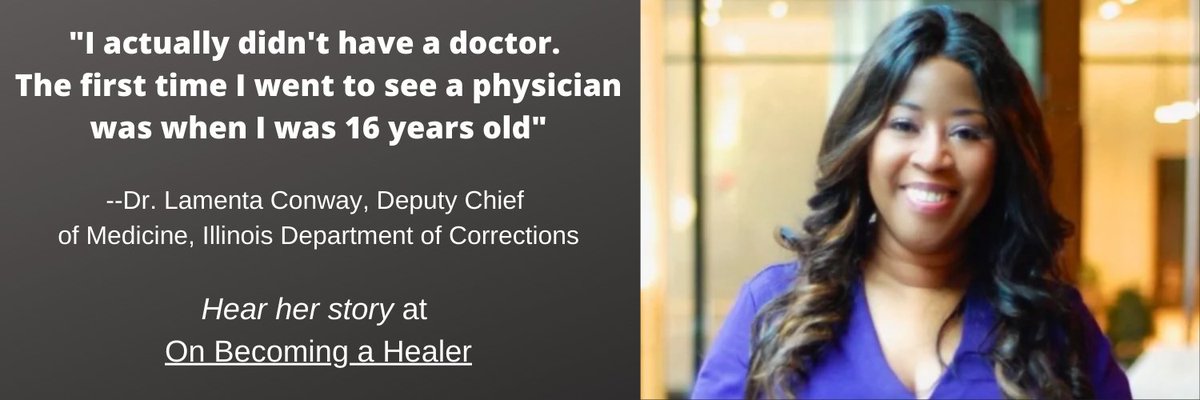 A physician who grew up on Chicago's South Side

Marcus Welby, MD was the only doctor she knew. 

Hear her story, follow her dream. 
Listen: @onhealer
pod.link/healer/episode…

#medtwitter #blackmedtwitter