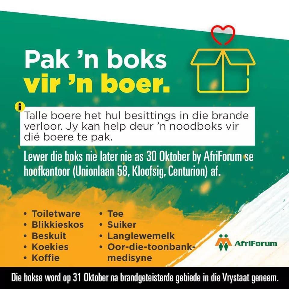 Kom ons help ons boere!! Deel so wyd en Suid met al jou familie en vriende!