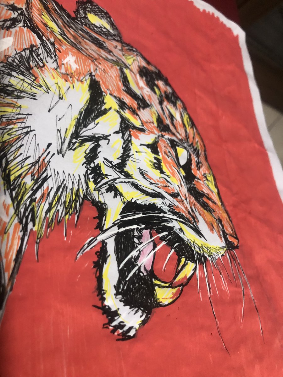 CegliaGennaro's tweet photo. tiγris - vita di Pi 
Gennaro Ceglia ®️
Pennarelli  su cartoncino 35 x 25 

#gennaroceglia #art #artist #artwork  #laveravitadiuningegnere 
 #arte #arteitaliana #artecontemporanea 
#painting  #italia   #drawing #tigre #tiger 
#Lanaturaselvaggia #tiγris #vitadiPi #tigredelbengala https://t.co/xrekzmqeXG