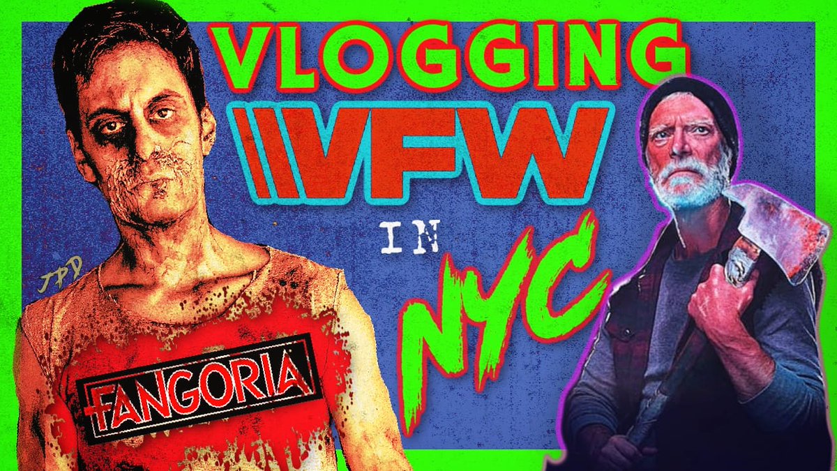 JPD224's tweet image. If you guys are a fan of the @FANGORIA produced movie @VFWmovie please consider subscribing to my YouTube channel @ Thunder Knock Studios. This Saturday, Oct 24th I will be premiering my vlog from the 2019 Brooklyn Horror Film Festival to commemorate the one year anniversary!🧟‍♂️🪓