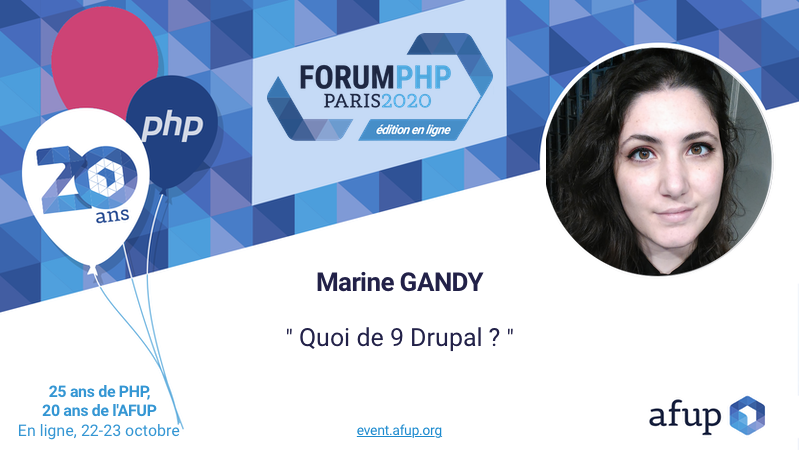 mupsigraphy's tweet photo. Bon c'est pas tout ça mais demain je plonge dans le grand bain ! Rendez-vous au #ForumPHP à 11h25 pour ma conférence "Quoi de 9 Drupal ?" 😊 https://t.co/OYvG6OBZ0B