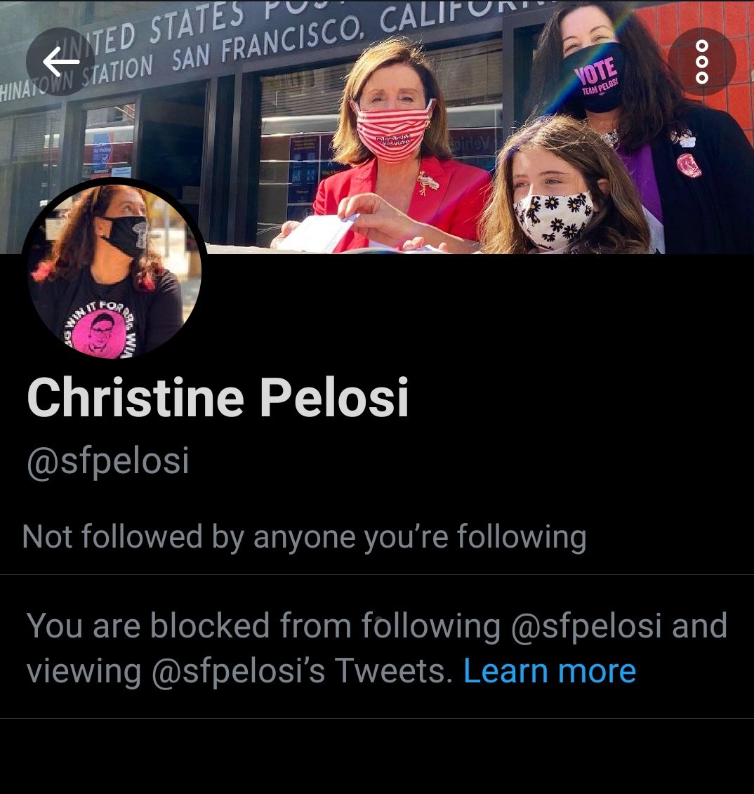 Your daughter blocks me for demanding accountability!? Game on Nance. <a href="/SpeakerPelosi/">Nancy Pelosi</a> PAY US or RESIGN NOW.