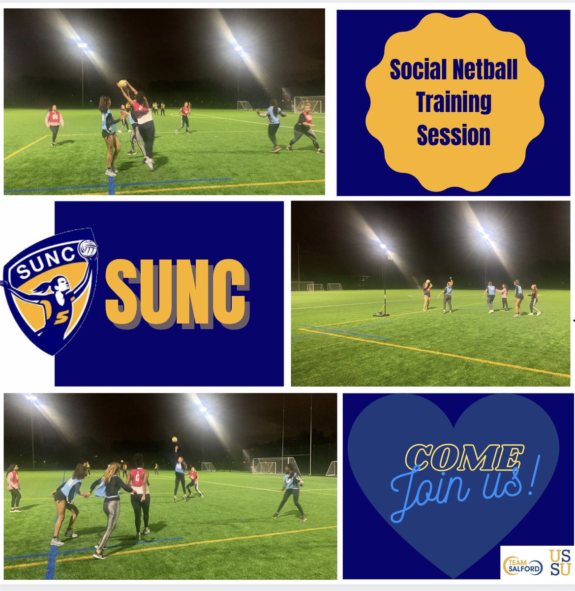Sunc is happy to inform you all that Netball is allowed to go ahead following the new tier 3 rules. We understand that times are hard so we are welcoming you all to join us for our social session each week!  

𝓣𝓪𝓴𝓮 𝓬𝓪𝓻𝓮 &amp; 𝓼𝓽𝓪𝔂 𝓼𝓪𝓯𝓮 
Love SUNC 💙🧡