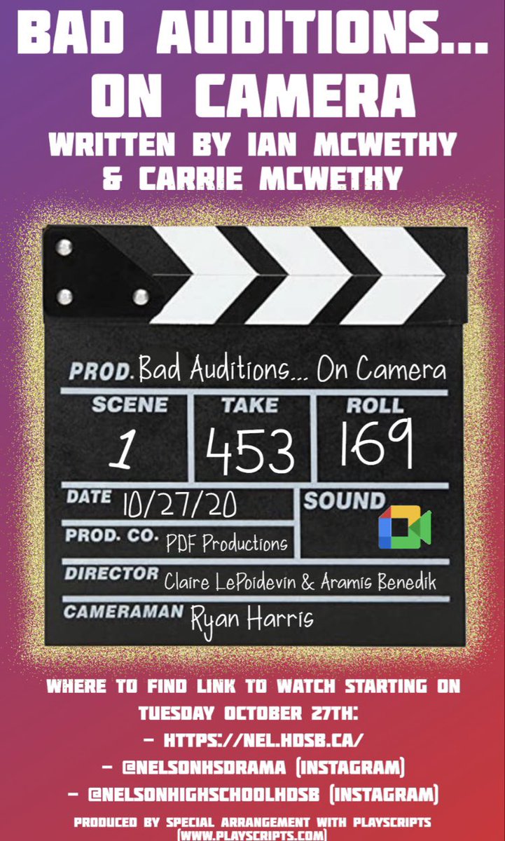 Trailer dropping Friday 🎬🍿Watch all the audition episodes and then help decide who gets the part!