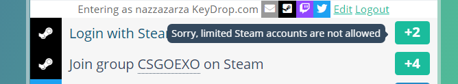 ElSeniorX_'s tweet photo. @sfdxpro @csgoexotrade no me deja entrar con mi cuenta de steam https://t.co/T1Wbr39yG4