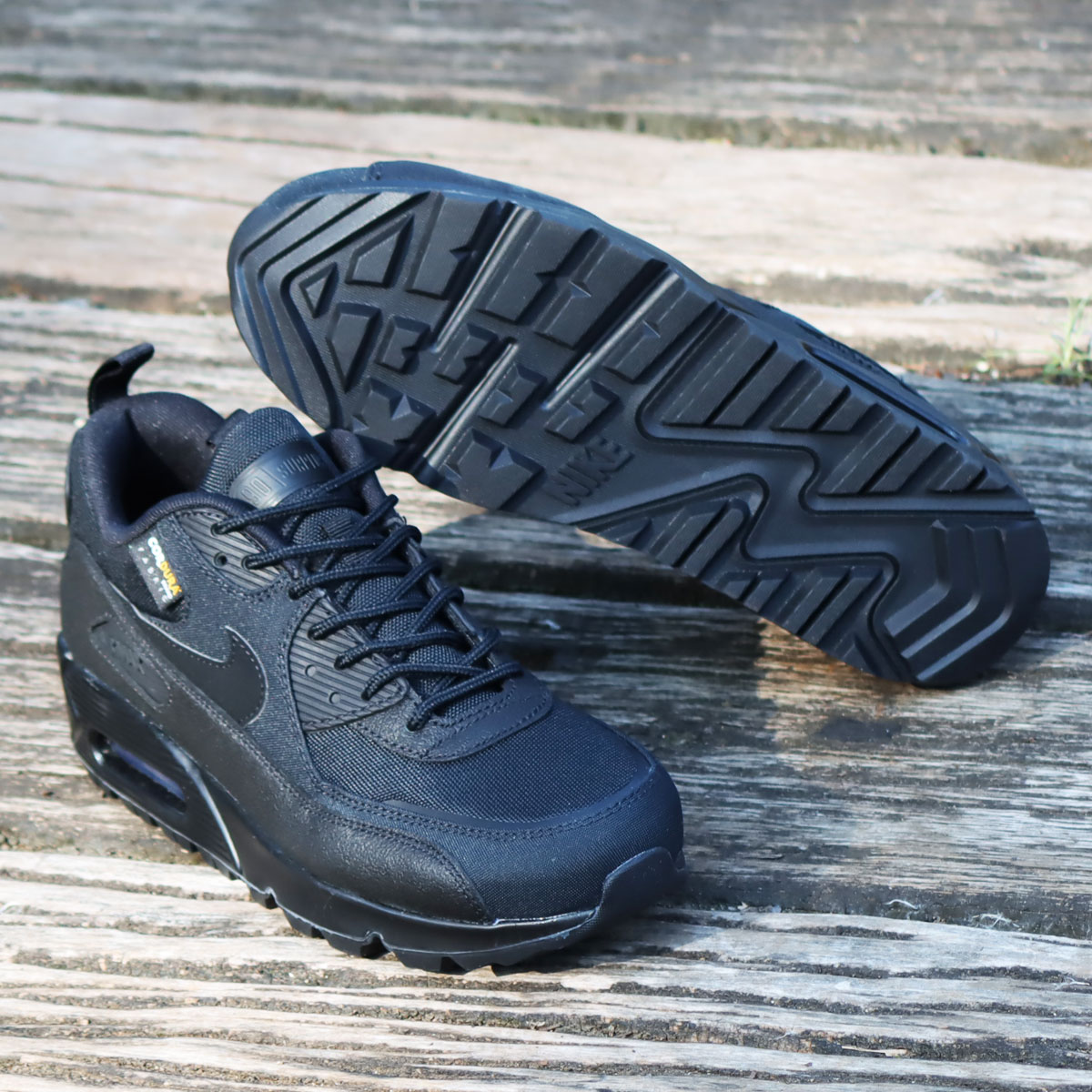 nike air max 90 surplus black on feet
