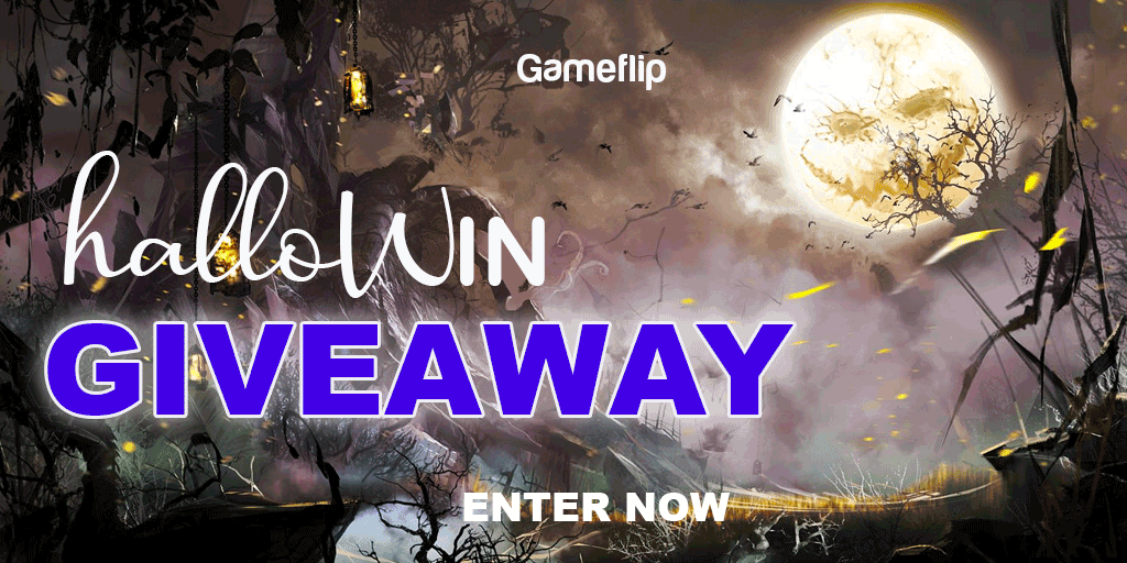 Gameflip's tweet photo. 🧛SPOOKY GIVEAWAY🧛

This is the FINAL week, you can WIN 10x *$15* in Credits.

All you have to do is...

✅Follow
♻️Like &amp; Retweet
 🔗your @Gameflip account.

Bonus:
Leave us a review on Sitejabber  https://t.co/g3UJBqtQvb &amp; share link in the comments. https://t.co/ajshRJIZMx