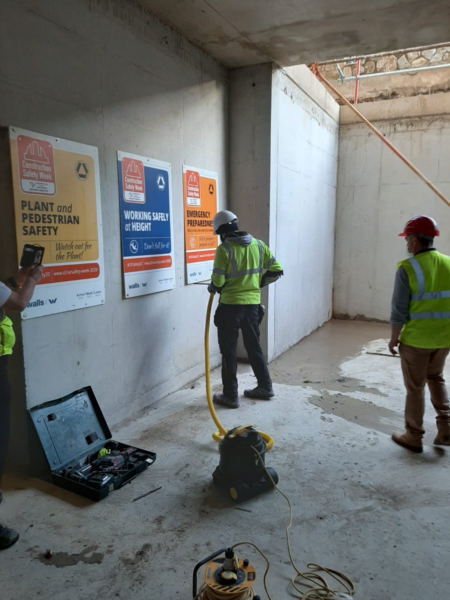 GKeaneSafe19's tweet photo. Thank you to Jim and Ray from @MasonryFixings for delivering excellent awareness events on our Beechpark cabinteely and Woodward Square projects earlier today. Technology such as this shows how industry is working to protect our workers. #CIFSafety20 #SafetyFirst https://t.co/ADyBQzRTnK
