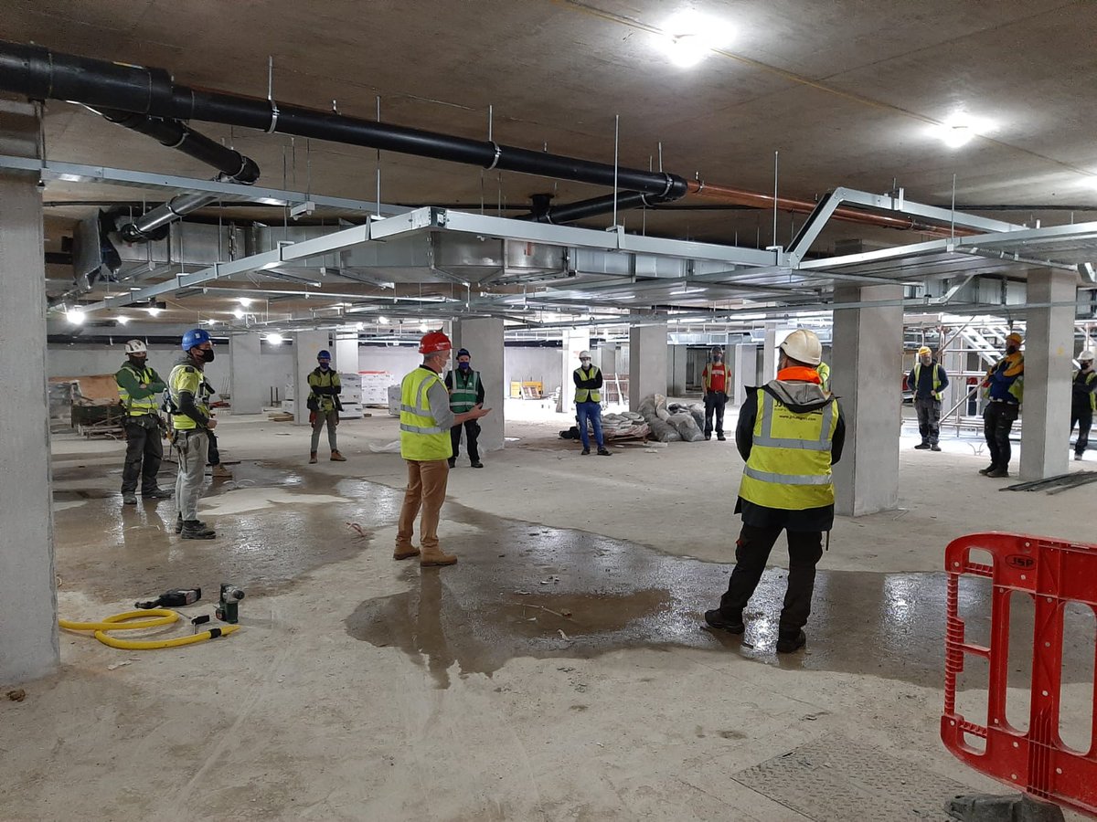 GKeaneSafe19's tweet photo. Thank you to Jim and Ray from @MasonryFixings for delivering excellent awareness events on our Beechpark cabinteely and Woodward Square projects earlier today. Technology such as this shows how industry is working to protect our workers. #CIFSafety20 #SafetyFirst https://t.co/ADyBQzRTnK