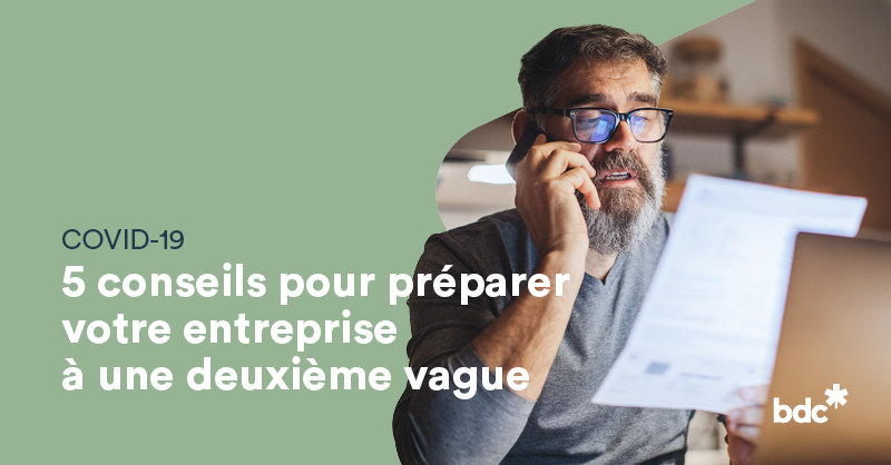 bdc_ca's tweet photo. Les bonnes habitudes que votre #entreprise a adoptées et les leçons apprises lors de la première vague pourront vous aider à faire face à la deuxième. En voici cinq à surveiller de près. https://t.co/WsvIdizuLB
#ConseilsPME #BDCspme https://t.co/kvbZcjNcBa