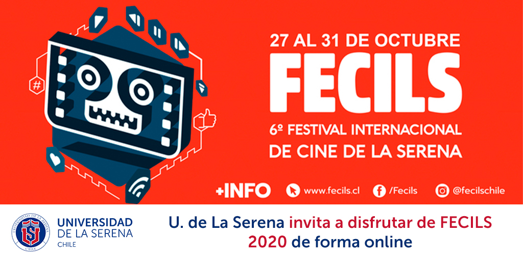 userena's tweet photo. 🎞️📽️La sexta versión del Festival Internacional de Cine de #LaSerena, apoyada por la #ULS, tendrá exhibiciones, talleres y conversatorios completamente digitales y gratuitos 👉https://t.co/rDk0GKSdlz

#FECILS https://t.co/cRlJju75ih