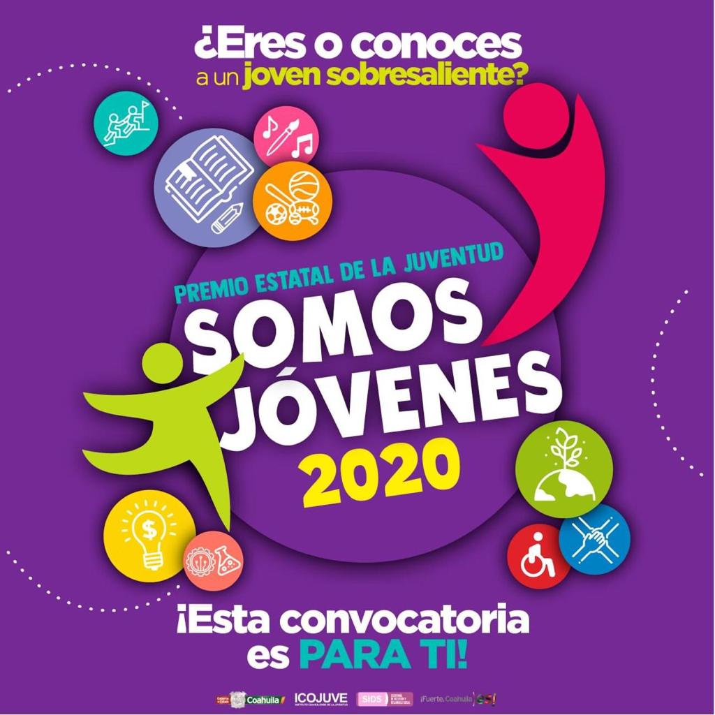 ¡Inscríbete y participa en el Premio Estatal de la Juventud 2020! Consulta la convocatoria: coahuila.gob.mx/.../convocator…... Mayor información en redes sociales del Instituto Coahuilense de la Juventud #SomosCECyTE #Coahuila