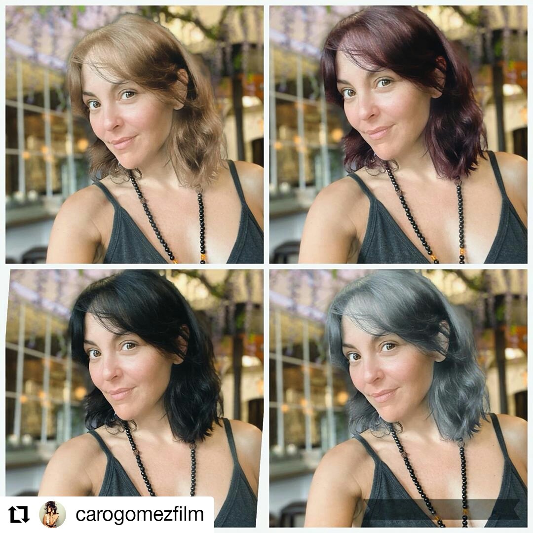 ScandaloTV's tweet photo. A nosotros el violeta y el negro. 
#CarolinaGomez 

#Repost @carogomezfilm
• • • • • •
De Izquierda a derecha cual les gusta mas? 
1. Claro
2. Violeta
3. Negro
4. Gris-azuloso
#FUNHAIRDAY https://t.co/2ahRWbKqNi