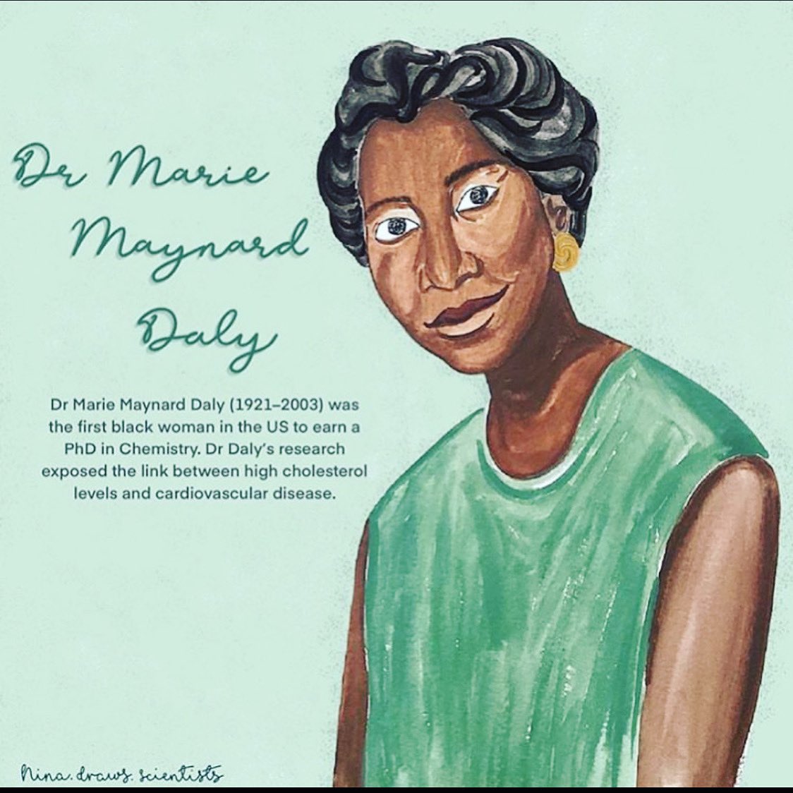 ScienceSmh's tweet image. We love these illustrations from @Nina_Chhita highlighting some brilliant scientists you may not have heard of before. Who would you like to see illustrated?