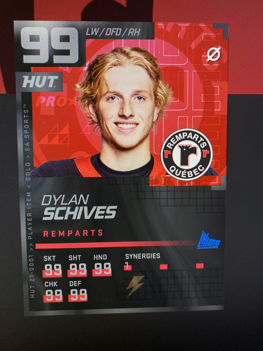 DSchives's tweet photo. Thanks @Paaks! Unreal card can’t wait to use it! @EASPORTSNHL https://t.co/G2SEm05zzy