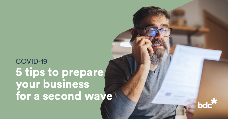 The good habits your business adopted and lessons learned during the first wave could be just what you need to get your business through the second wave. Here are five of them to focus on. ow.ly/nNaD50BTAkT 
#BDCsbw #SmallBusinessWeek #BusinessTips