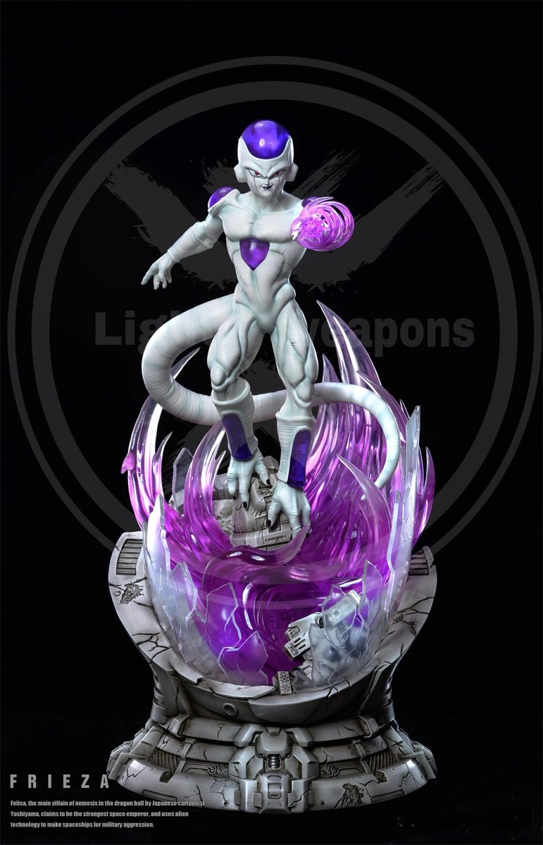 MundoKame's tweet photo. ¿Qué opináis? 

Light Weapons Studio – Frieza
- 231 € sin contar los gastos de envío!
- Escala 1/6
- Medidas: alto, ancho, largo: 42 cm, 22 cm, 23 cm
- Lanzamiento: Q1 2021
- PO abierto!

#LightWeaponsStudio #DragonBall #DragonBallZ #DragonBallSuper #Frieza #Freezer https://t.co/UEhkDfzTZd