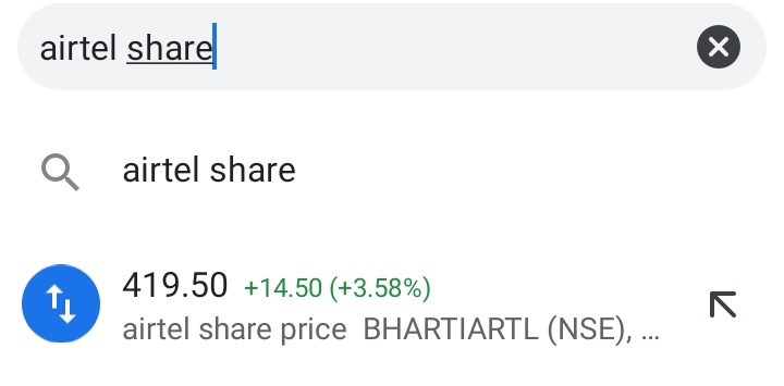 शेअर मार्केट:-या डिलमुळे airtel चे शेअर वधारतील का? आणि आत्ता धागा लिहीताना airtel च्या एका शेअरची किंमत ही साधारण ४१९.५० रू. आहे..आगे आगे देखते है!!होता है क्या  @MarathiDeadpool  @devenbudhadev  @Digvijay_004  @ImLB17  @swaruprahane88