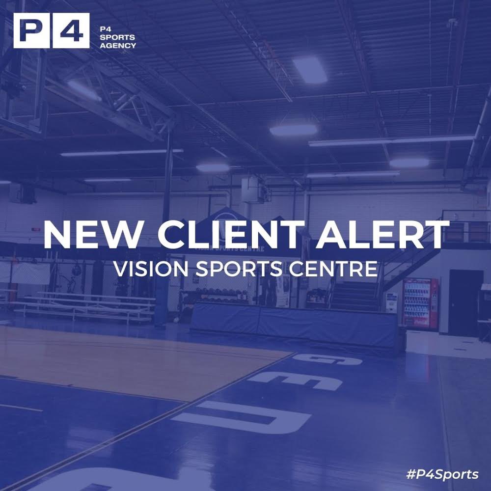 P4SportsAgency's tweet photo. NEW AGENCY CLIENT:
Excited to welcome Vision Sports Centre to our roster of clients! The Agency has been hired to develop strategic sports marketing campaigns starting with a new website and custom videos. 
#P4Sports #Marketing #SportsMarketing #Branding  #Agency #SportsAgency https://t.co/0g49l2t3sG
