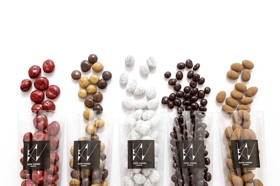 Warning:  our chocolate covered fruit and nuts are pretty addictive.