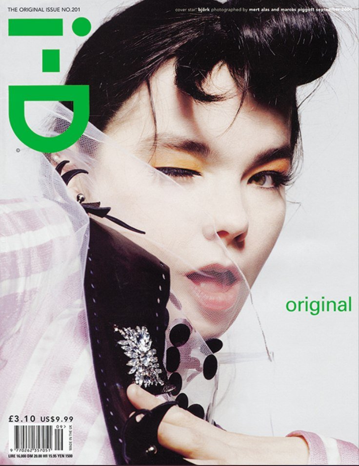 Björk i-D covers 1993 - 1994 - 1996 - 2000