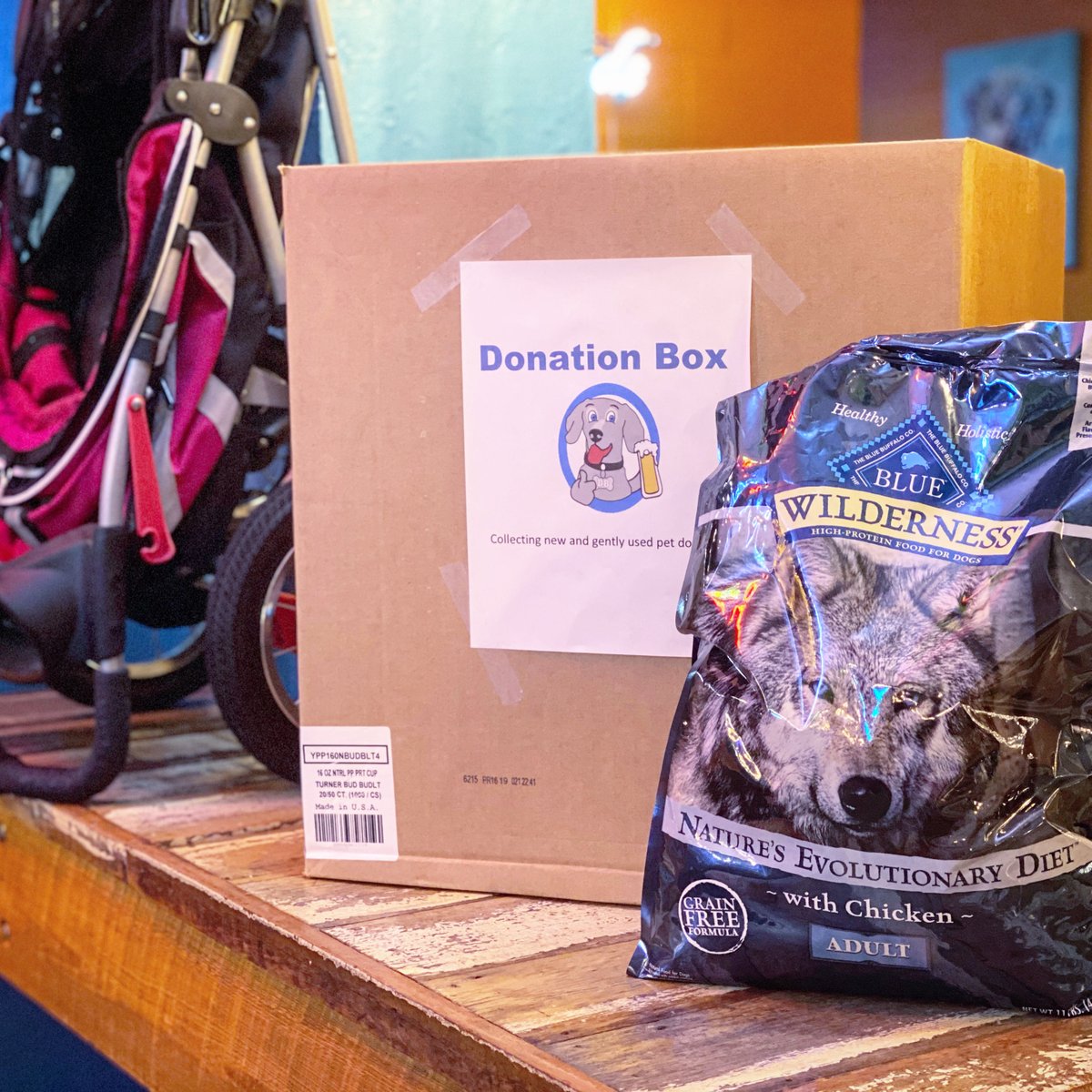*Donation time*

We have a collection going for <a href="/compassion_kind/">Compassion Kind</a> this week! Bring new and gently used dog items, food, new toys, leashes, and collars to Dog Bar this week! 

Not sure what to get? No problem! Check out their wish list on Amazon!! 📝🐶🐾
amazon.com/hz/wishlist/ls…