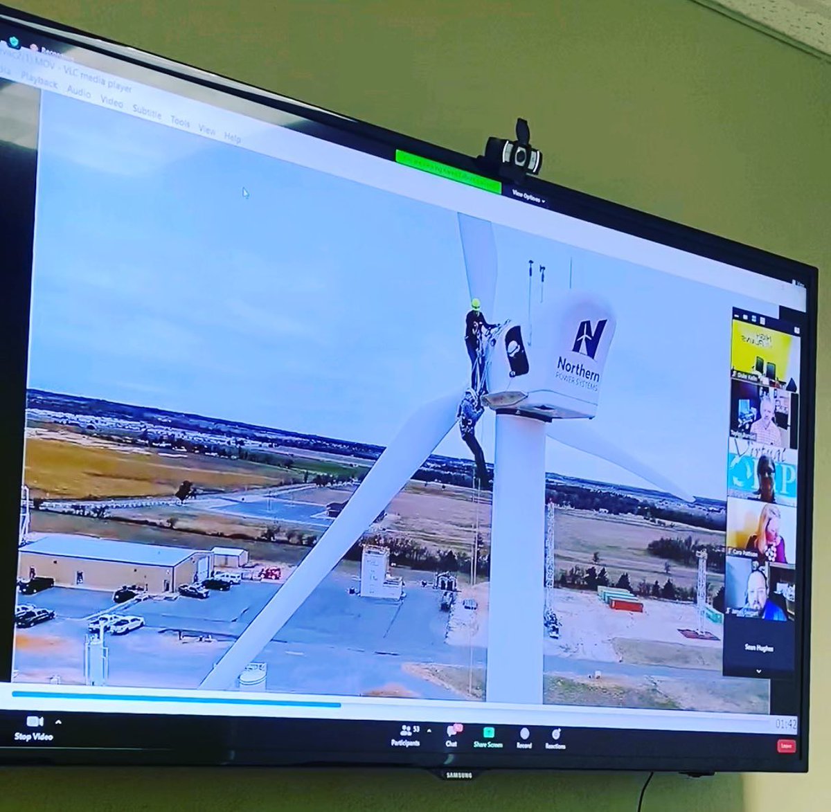 HighPlainsTech's tweet photo. Today the #HPTC Wind Tech program was spotlighted in the #OKCareerTech Oklahoma Education & Industry Partnerships Virtual event.
The focus of the virtual session was careers in the wind energy industry. #windenergy #hptc #windtech https://t.co/uHNWgf8oLU