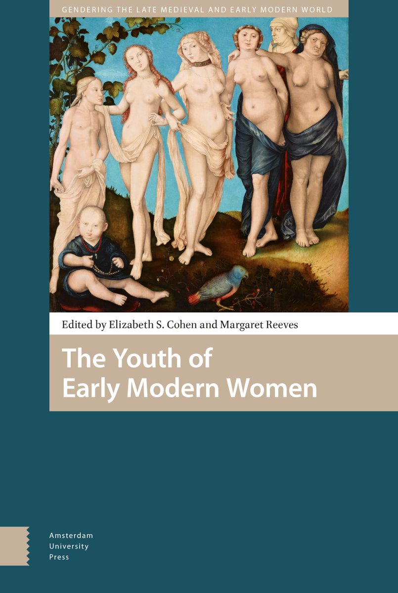 The next  #OpenAccess book from  @AmsterdamUPress in this thread is The Youth of Early Modern Women (Eds. Cohen &  @Margaret17thC). Courtesy of  @KUnlatched, you can download it for free at  https://www.jstor.org/stable/j.ctv8pzd5z.  #OAWeek2020  #OABooks  #GenderingtheLateMedievalandEarlyModernWorld