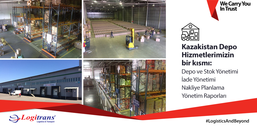 🏢Kazakistan'da bulunan depomuzda sunduğumuz bazı hizmetlere ve detaylara ulaşmak için linke tıklayın ➡️ bit.ly/3ks1Kjq

#Logitrans #Lojistik #Logistics #Warehouse #BondedWarehouse  #Kazakhstan #Kazakistan #Depo