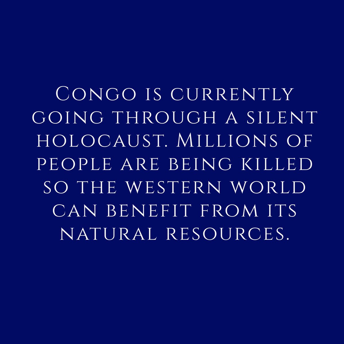 Why is Congo not trending yet?