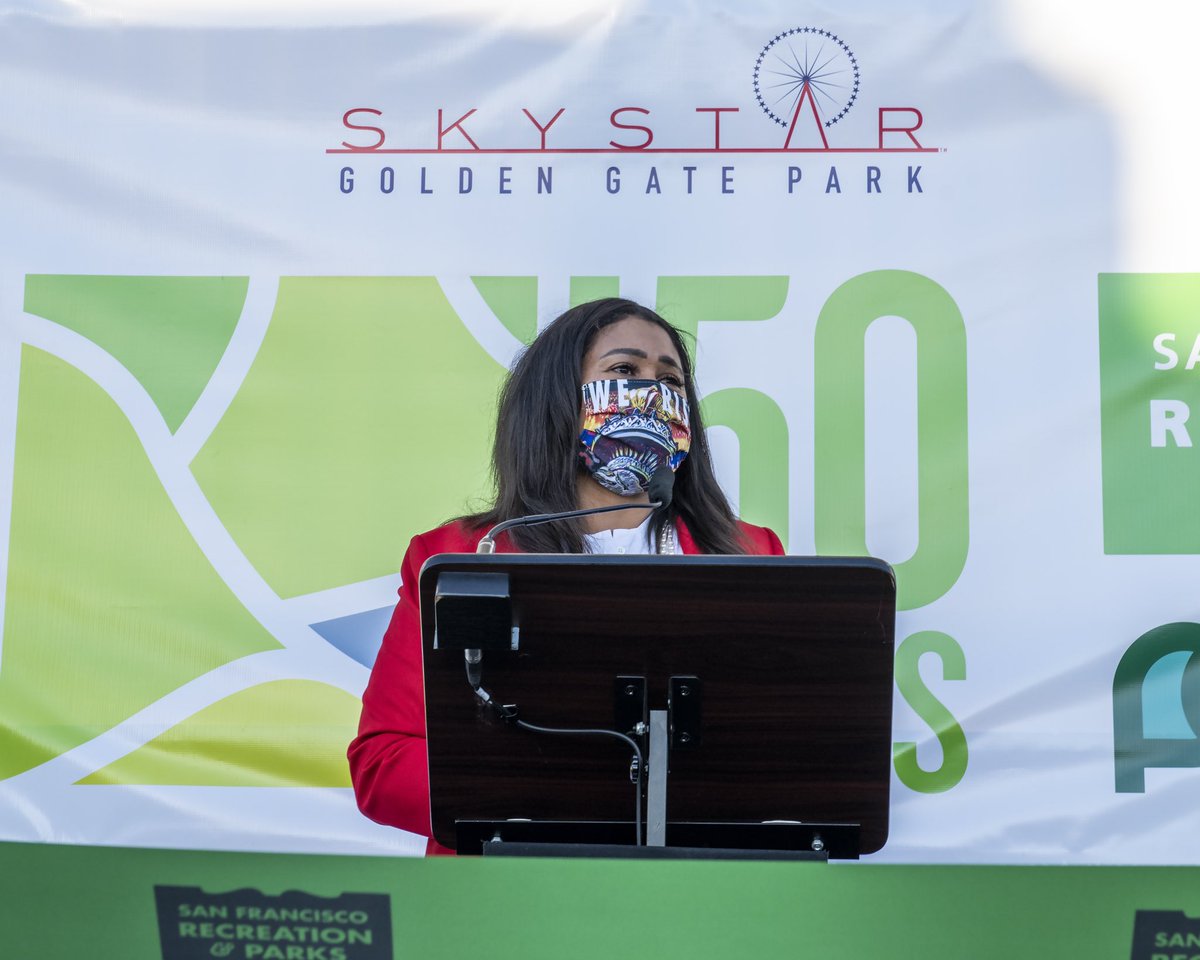 The wheel is spinning!We are happy to announce the opening of  @SkystarWheel in celebration of Golden Gate Park’s 150th anniversary! Thank you to  @SFParksAlliance  @SF_DPH  @LondonBreed for your support in making this happen. You can purchase tickets here:  https://www.skystarwheel.com/tickets 