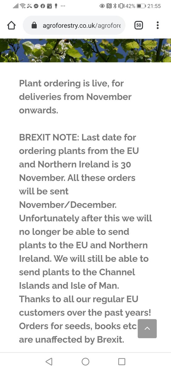 Here is another company no longer delivering to Northern Ireland after Christmas due to the  @BorisJohnson Withdrawal Agreement #savetheunion