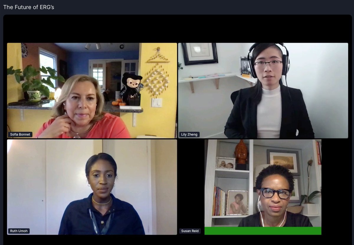 What's the future of Employee Resource Groups? We're chatting about it with three D&I experts: @github's Sofia Bonnet, author @lilyzheng308 and @MorganStanley's Susan Reid (moderated by @Forbes' @ruthumohnews) ⬇️ #Galvanize2020