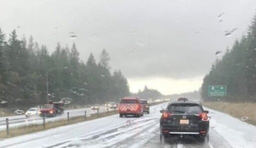 joshfarley's tweet photo. That was a hail storm. Near Poulsbo and the submarine base, it covered the highway like snow. https://t.co/3dynnHcvhQ