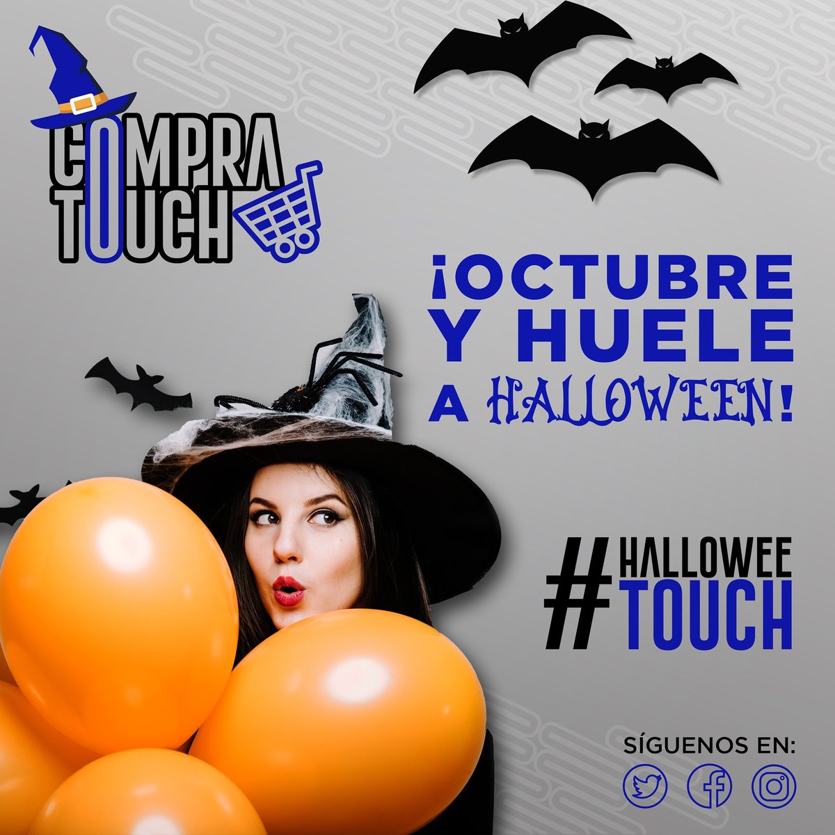compratouch's tweet photo. ❗❗No es por nada, pero ya se huele a #HALLOWEETOUCH❗❗

😎🤩Increíbles sorpresas para adquirir los mejores productos en tecnología😁😉

😁Y Recuerda 😳¡¡ojo de sapo, patas de rana… 
que tengas suerte toda la semana!!🤩

Contáctanos: 
👇👇👇👇👇👇👇👇
https://t.co/x3YXIND2g7 https://t.co/sWIbpU77nO