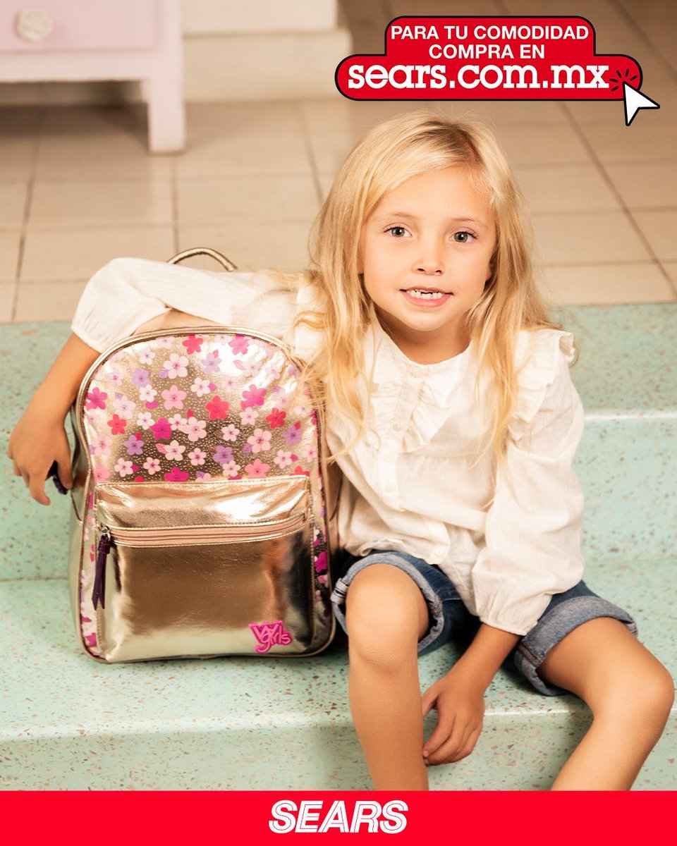 searsmexico's tweet photo. Tu pequeña amará esta backpack #WGirl.✨ #SearsMeEntiende 

Dale clic 👉 https://t.co/QLorRZVchr https://t.co/wdf2FdcGvc