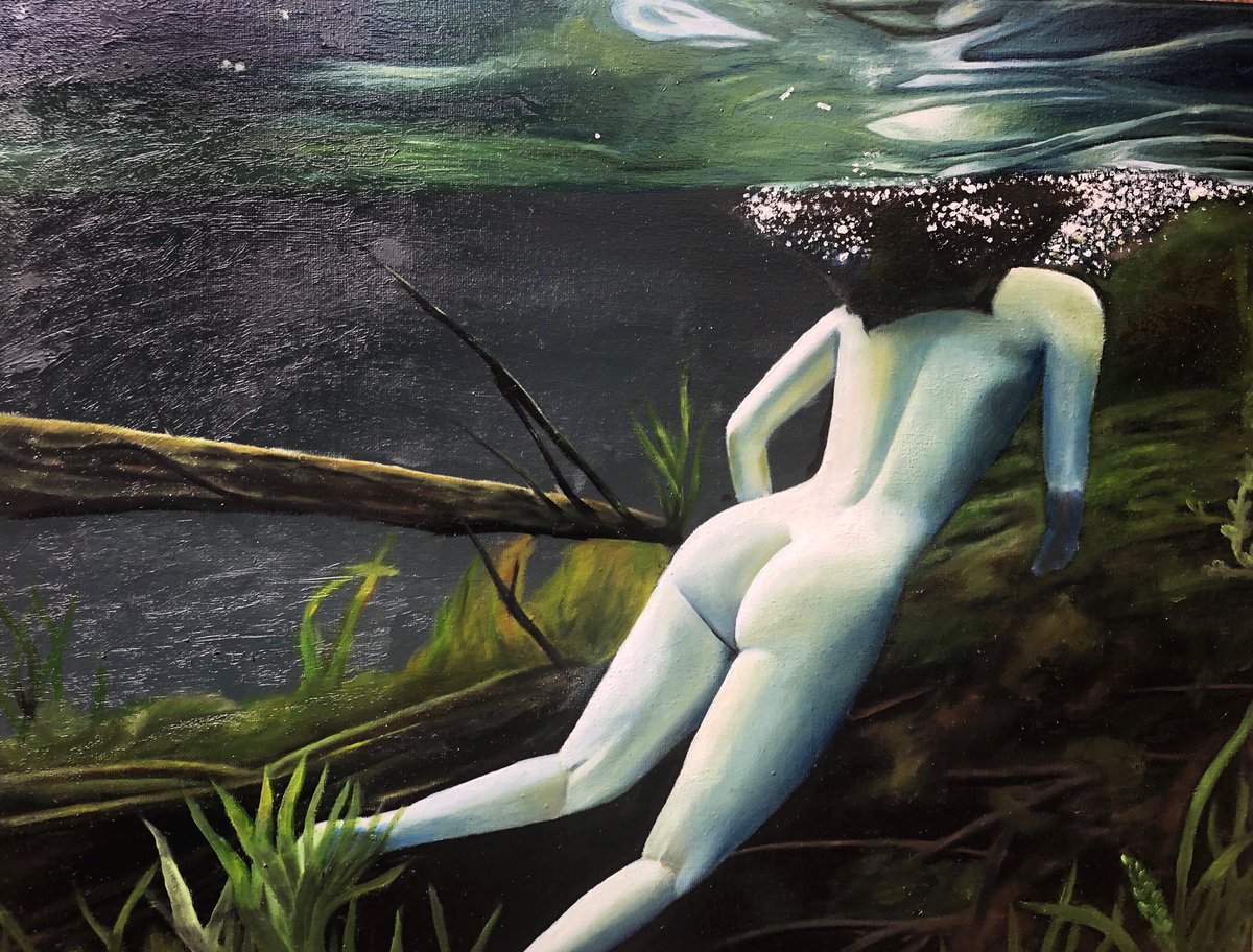 Abbyschneke's tweet photo. I spent all of quarantine painting women and I have no regrets https://t.co/ijyWOFEtbl