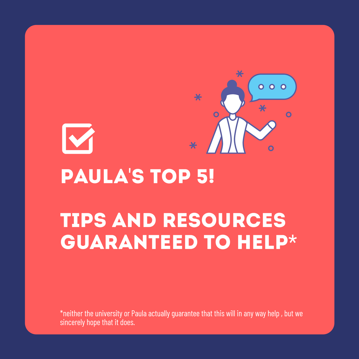 CreativeTMU's tweet photo. Every Friday on Instagram stories I bring you my "Top 5". Some are useful, some are personal, some are silly; but all are designed to help you feel connected during this time. I hope they help you one way or anotherππ
#CRI #CRIadvising #ryerson https://t.co/7ZTJ0Ay38W