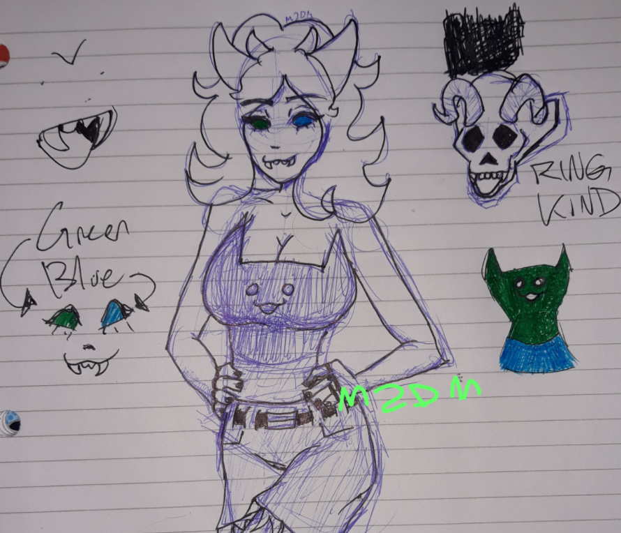 made2diemaxine's tweet photo. posted dis on th rong acc but itz here nao :D i drw a fantroll sum1 made4me on discord heheheh #traditionalart #homestuck #fantroll #M2DM #art now i will wait for the serotonin https://t.co/A364RxfCXQ