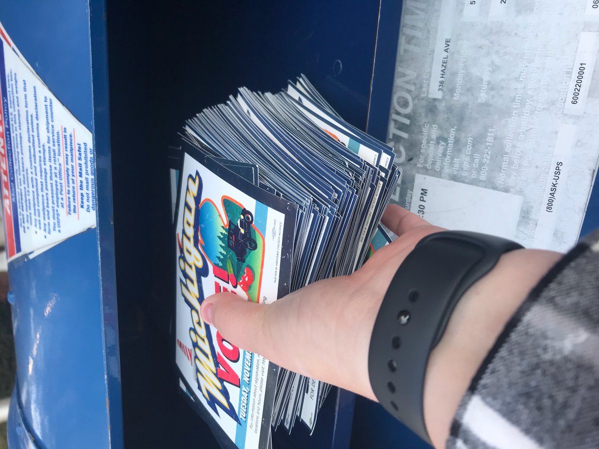 judysgordon's tweet photo. Postcards heading to Michigan. Vote!  @Postcards2WI https://t.co/tfANIh1gVT
